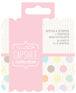 Мини блокнот для заметок Spots & Stripes Pastels
