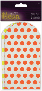 Набор декоративных мини конвертиков Yellow & Orange Neon