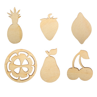 DZ40029 Набор декоративных элементов "Ягодное великолепие" (6 шт., размер ~30*35 мм)