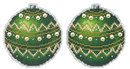 Новогодний изумруд (ёлочная игрушка) (пластиковая канва)