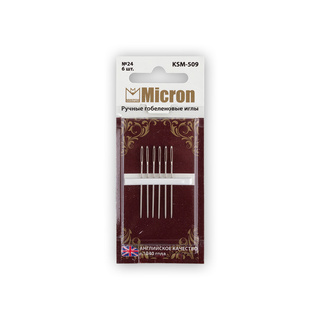 №24 Иглы гобеленовые "Micron" KSM-509 (6 шт. в блистере)