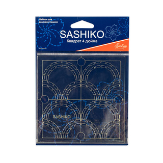 "Чешуйки" шаблон для вышивки Сашико (Sashiko)