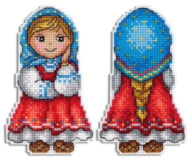 Внучка Машенька (пластиковая канва)
