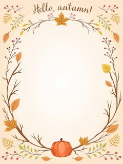 КД14-168 Канва Аида 14 30*40 см "Hello, autumn!"