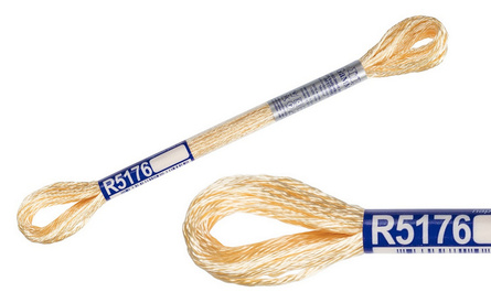 R5176 желтый вискоза (нити для вышивания)