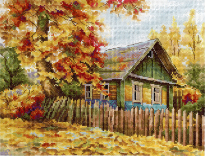 Домик на пригорке (20*25 см)