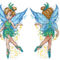 Маленькая фея (16*9 см) (фея Динь-Динь, серия "Питер Пэн") (пластиковая канва)