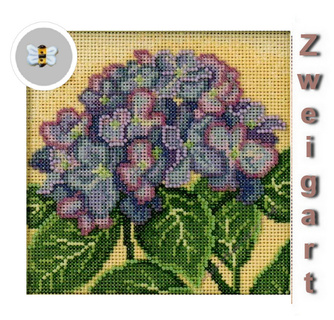 Материалы для MH14-1715 "Гортензия" (Hydrangea) (канва песочная)