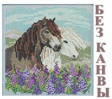 Сборка БЕЗ КАНВЫ MH14-2415 "Исландские лошади" (Icelandic Horses)