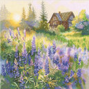 Сиреневый вечер (25*25 см)